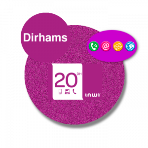 Recharge inwi Dirhams 20DH