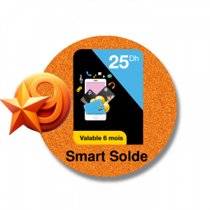 recharge en ligne Orange Smart Solde 25 DH par paypal 