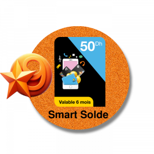 recharge en ligne Orange Smart Solde 50 DH par paypal 