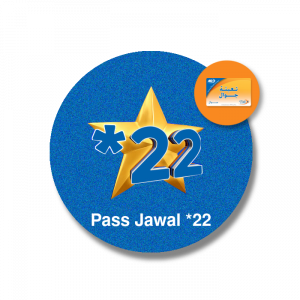 Recharge  Maroc Telecom  pass jawal *22